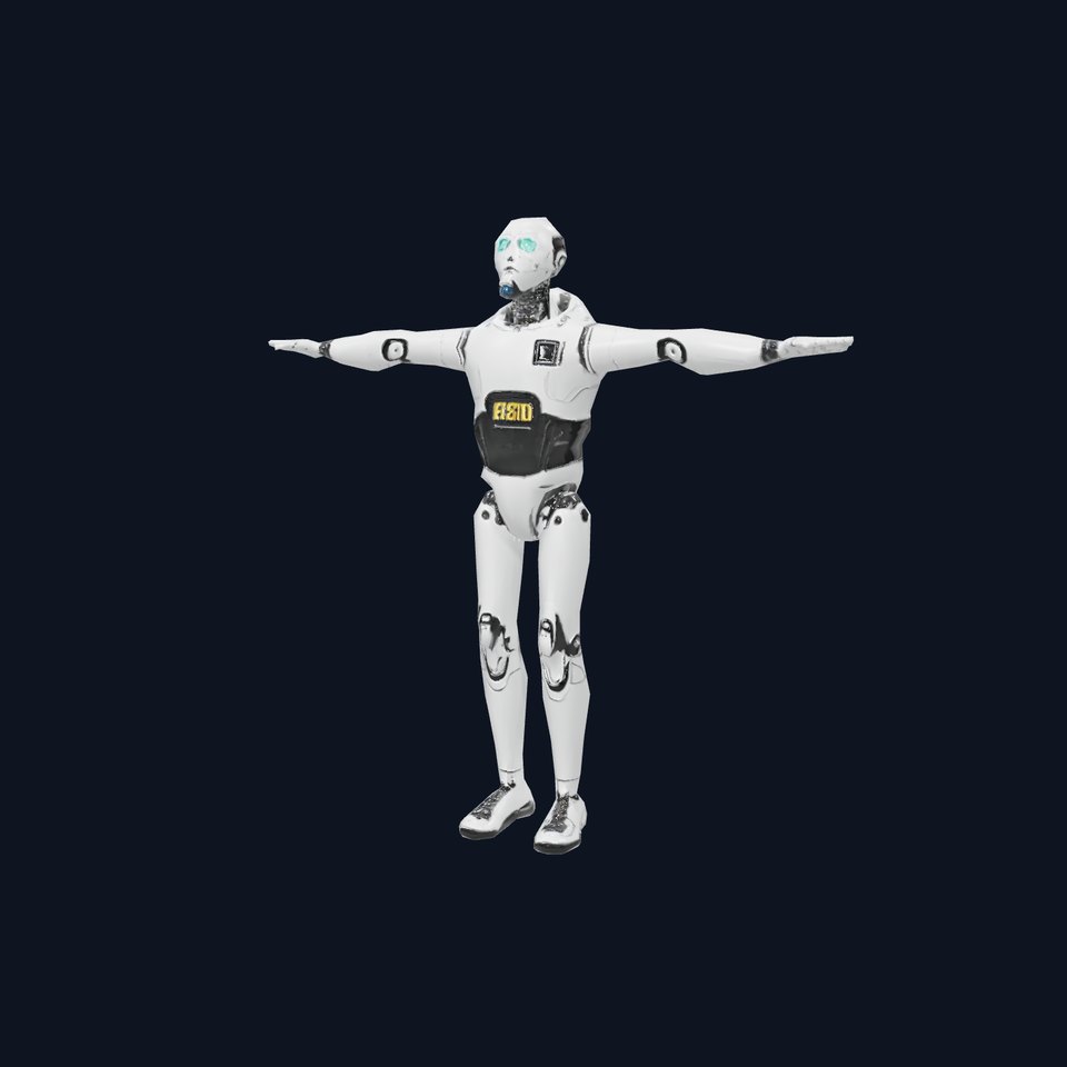 Advanced Silver Robot model pack